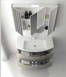 MOON 5 Комплект мебели cm 100 Berloni Bagno 43213 - Вид №3