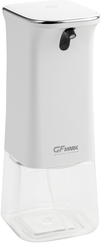 GFmark - Дозатор СЕНСОРНЫЙ, ДЕЗИНФЕКЦИЯ, НАСТОЛЬНЫЙ, пластик АБС, БЕЛЫЙ, 350 мл, питание 3АА, код: 726