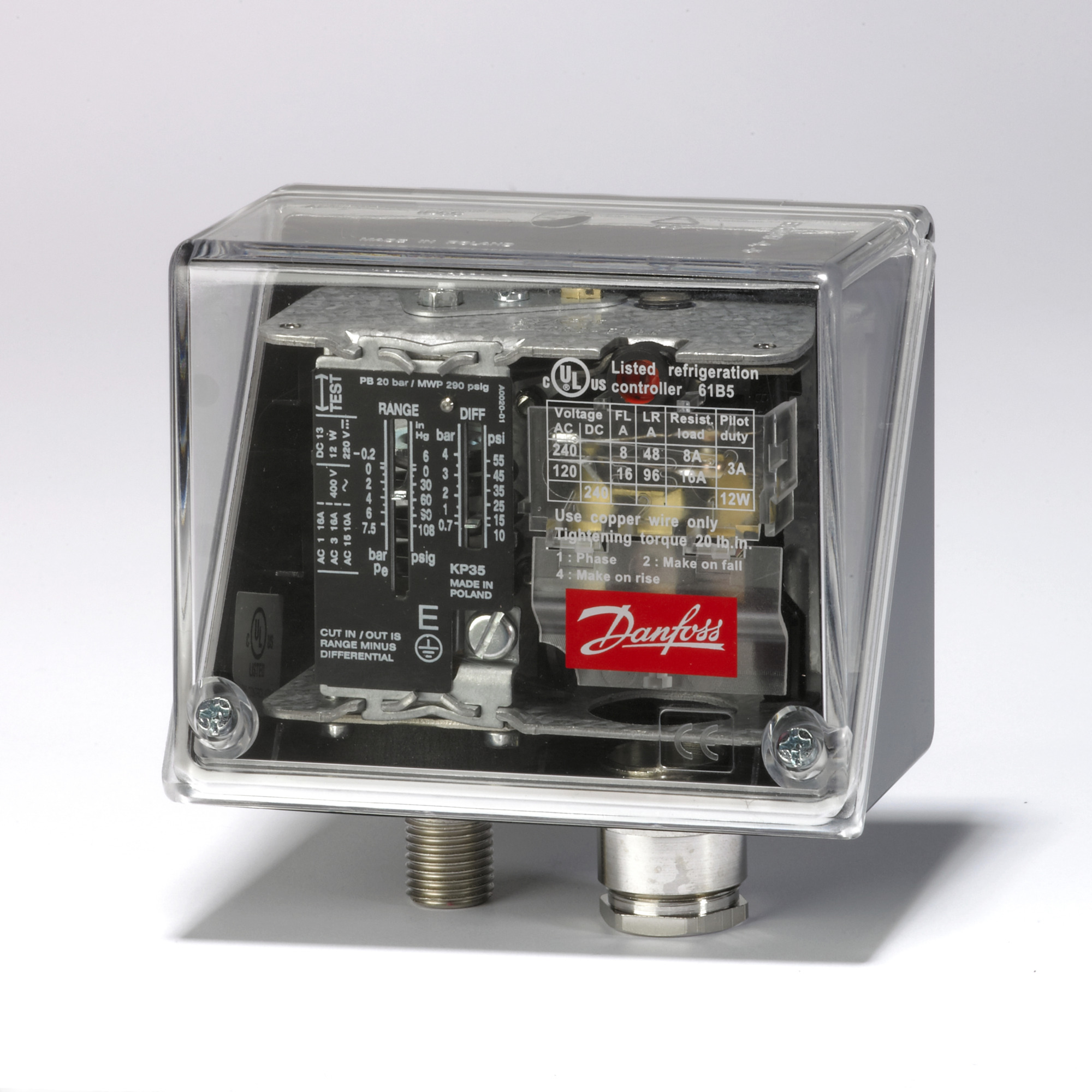 Danfoss KPI — реле давления для общепромышленного применения Реле давления KPI 36 060-316966  - Вид №24