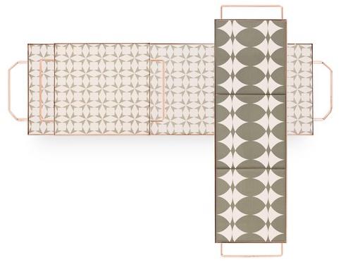 GAN Квадратный поднос из алюминия Mix&match sun-id-1393684 - Вид №61