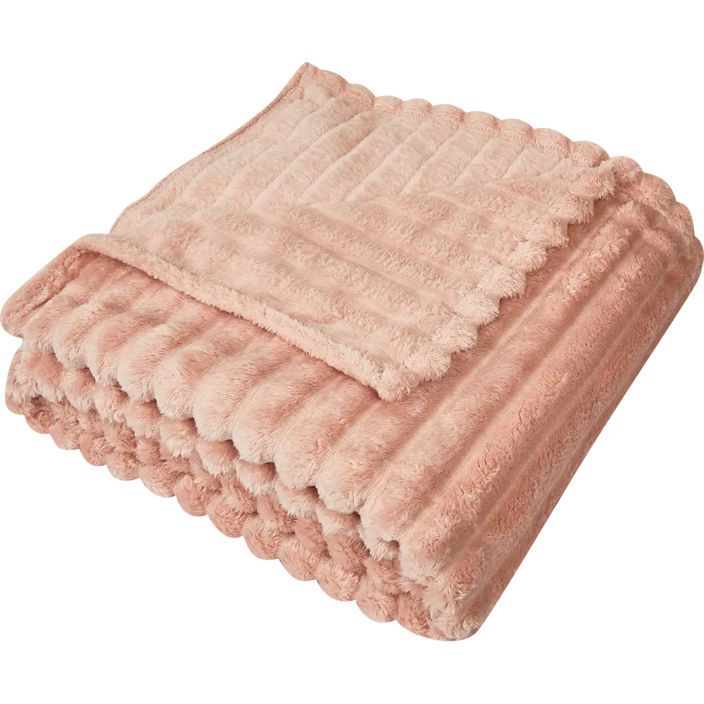 Плед Agata 150x200 см жаккард цвет бежевый СТОЛИЦА ТЕКСТИЛЯ STLM-2038602 - Вид №1