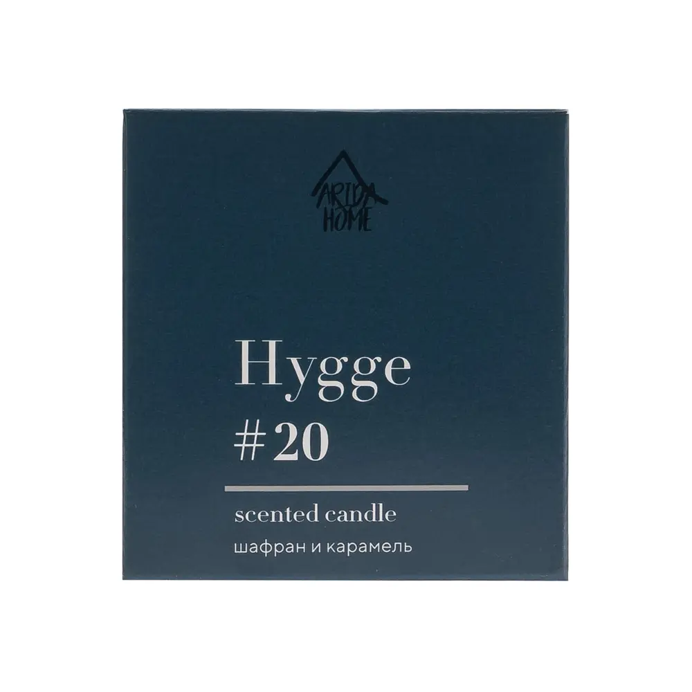Свеча в стакане ароматизированная Arida Home Hygge N20 Шафран и карамель 89389532 STLM-2115058  - Вид №5