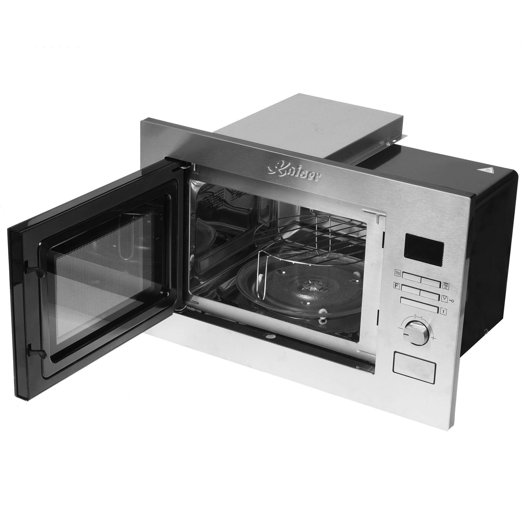 1333208 Встраиваемая микроволновая печь Kaiser EM 2520 серебристый STDN-0031685 - Вид №4