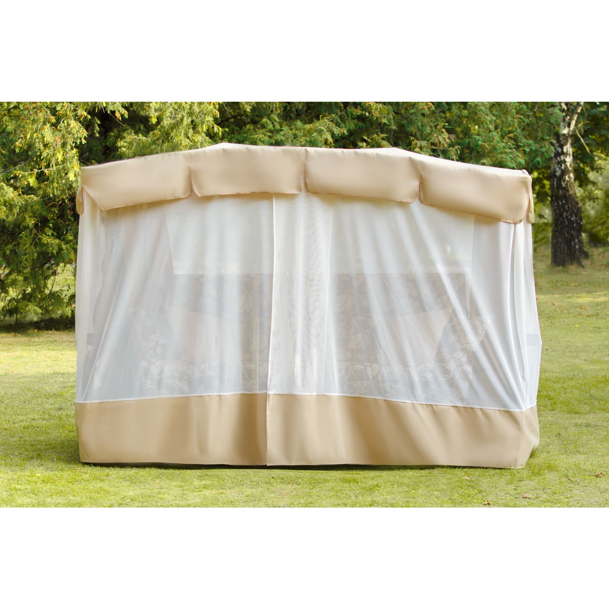 83672951 Качели садовые Мерелин 4-х местные (до 450 кг) коричневый Santreyd  - Вид №3