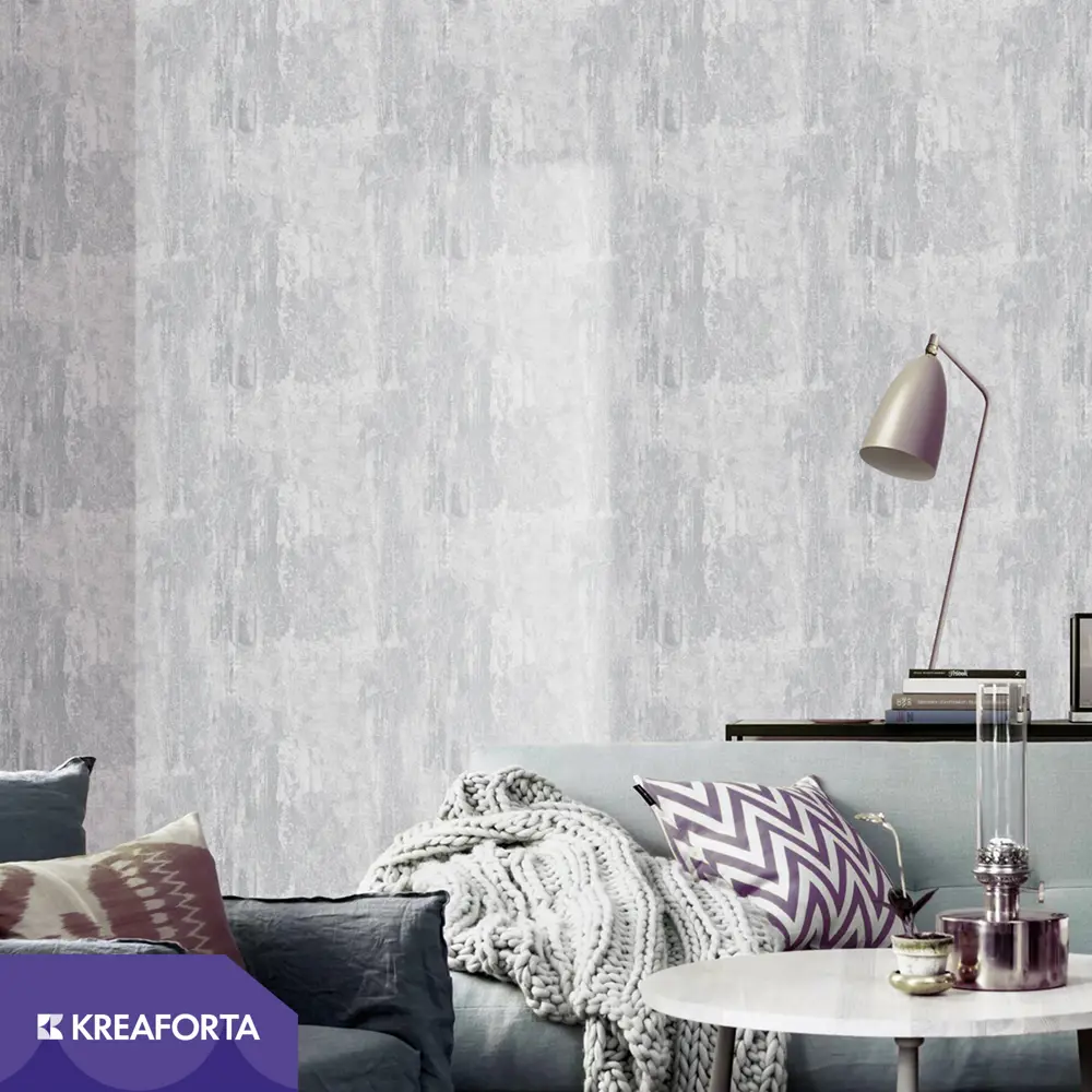 Обои флизелиновые KREAFORTA Loft серые 1.06 м 64348-07 89442110 STLM-2024491 - Вид №2