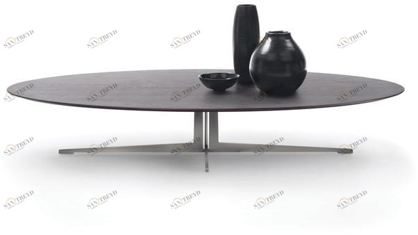 Flexform Овальный деревянный журнальный столик Fly sun-id-1359792