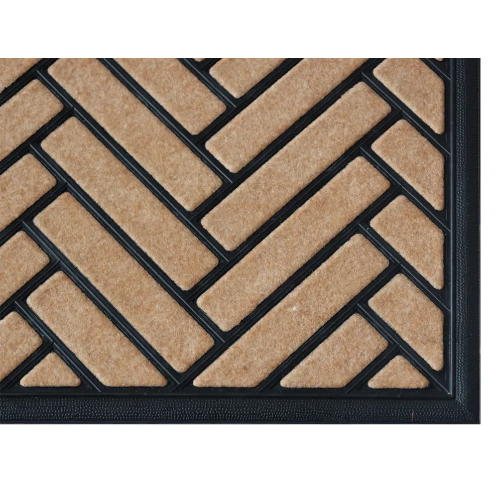 Коврик грязезащитный полиэстер Bali A3 45x75 см цвет бежевый Santreyd STLM-2120173 - Вид №4