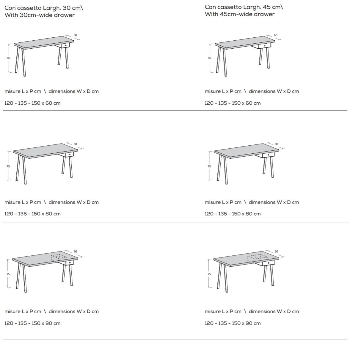 Nidi Прямоугольный стол с ящиками sun-id-1362495 - Вид №3