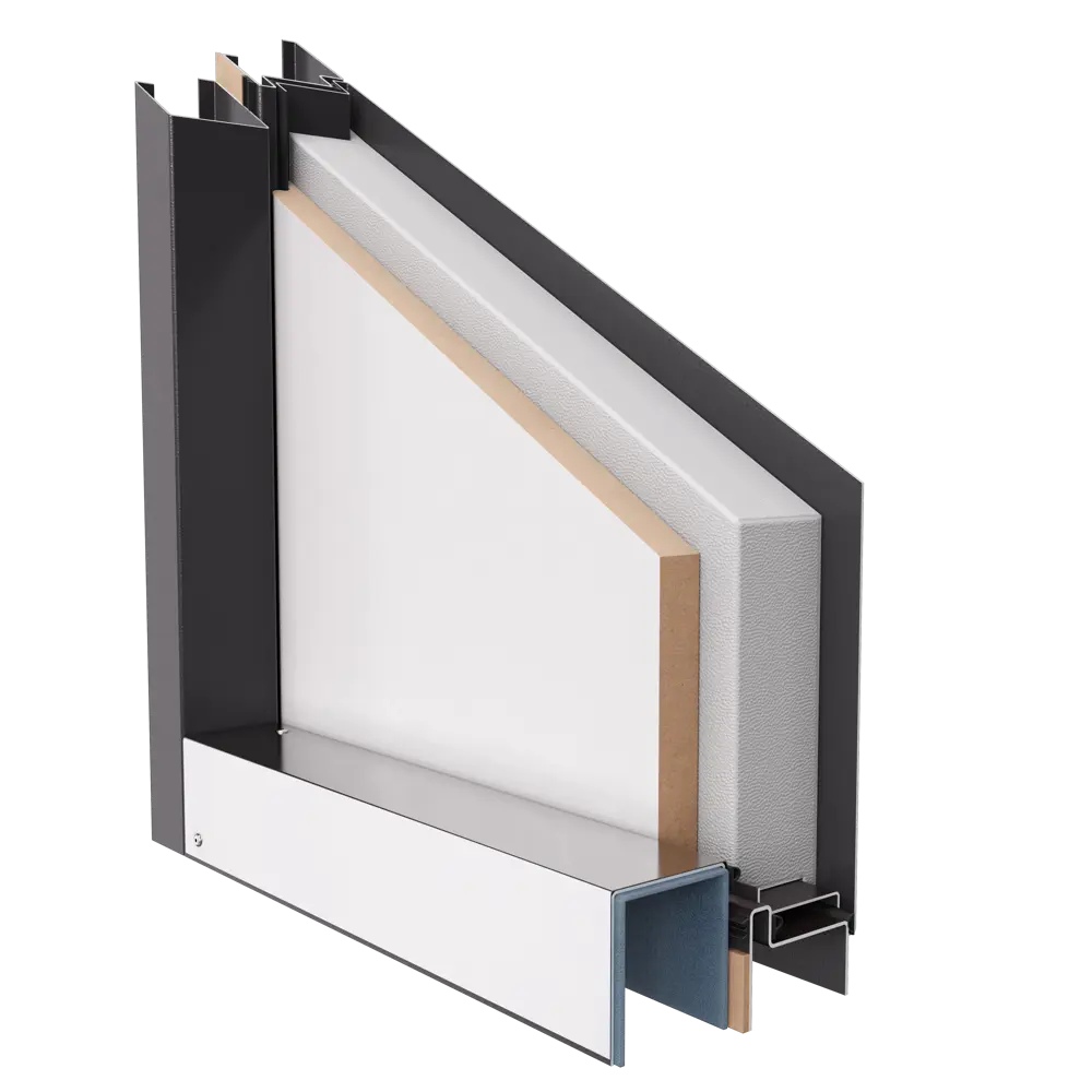 Дверь металлическая Термо С-2, 950 мм, левая, цвет белый TOREX STLM-2061123 - Вид №14