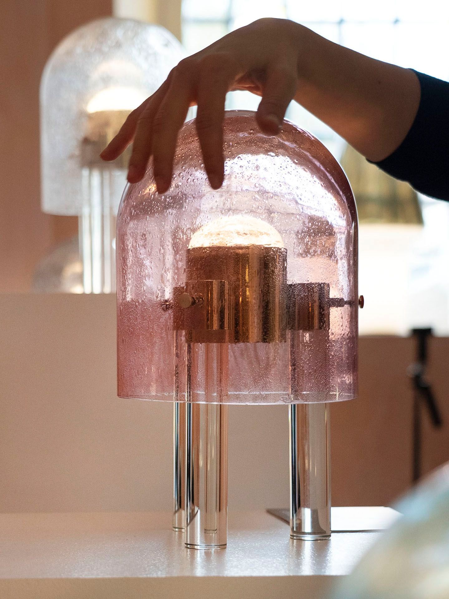 Настольная лампа с батарейным питанием из муранского стекла MULTIFORME Apollo 9 ARCH-00107537 - Вид №5