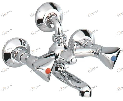 rvb Смеситель для ванны настенный на 2 отверстия Medico 4201.--.13