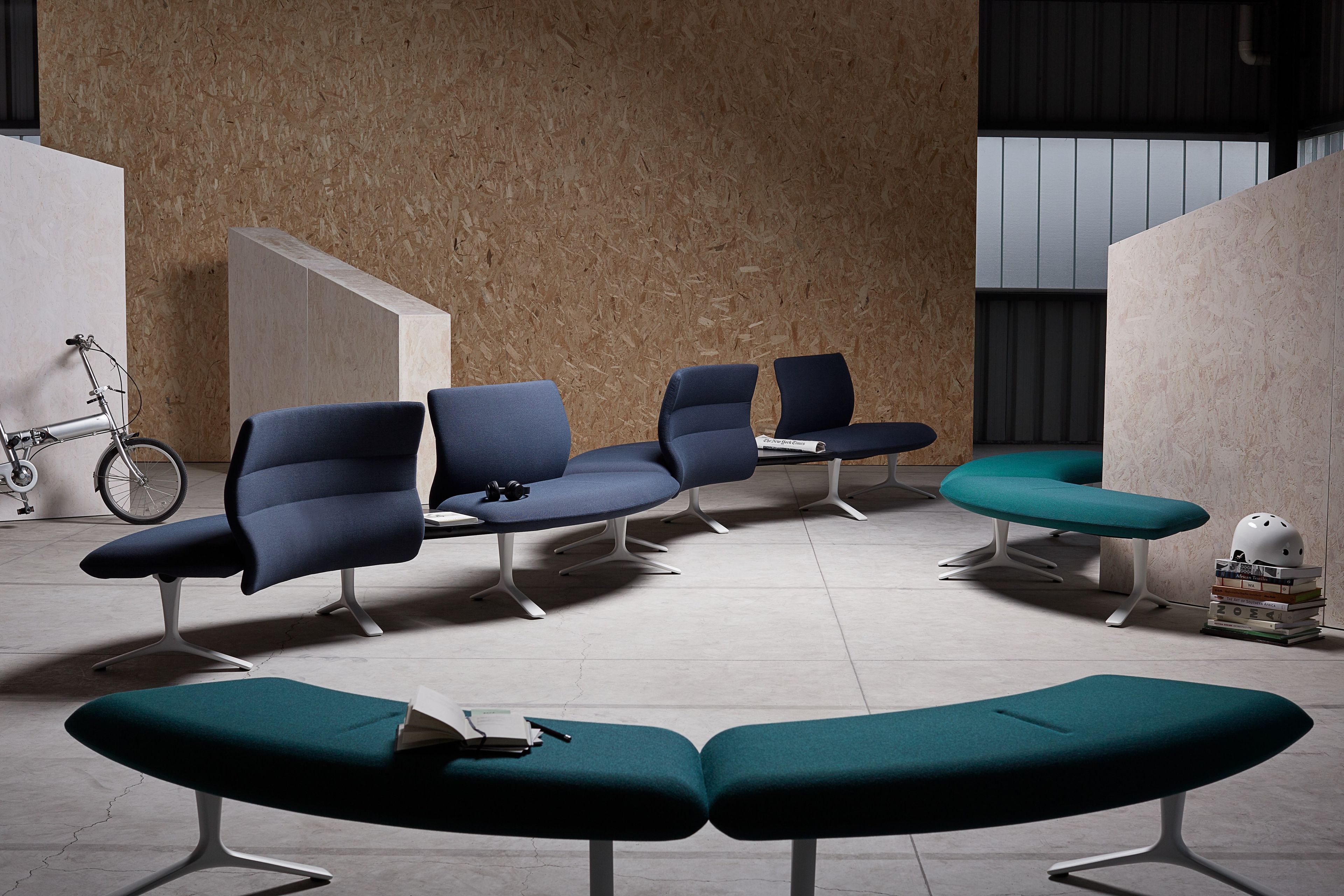 Тканевый изогнутый модульный диван VAGHI Mewa ARCH-00014922 - Вид №3