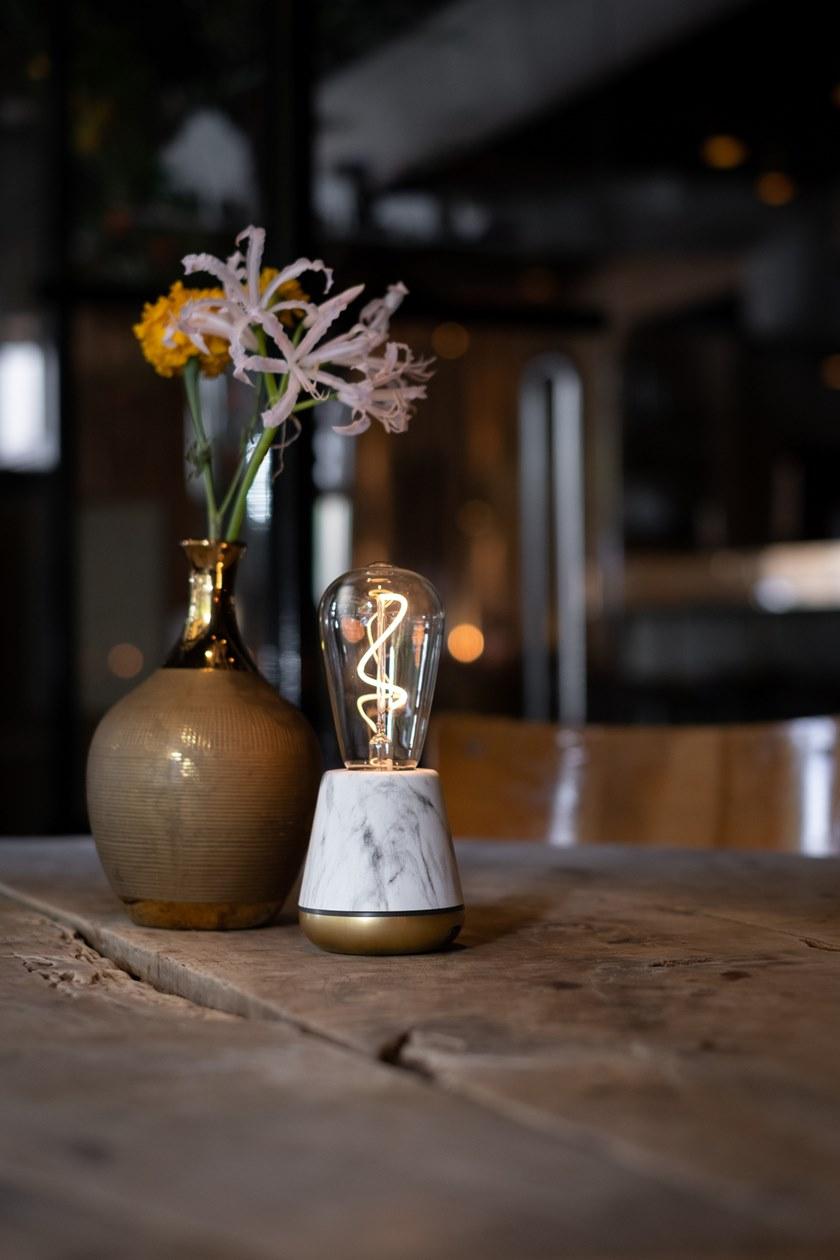 Humble Настольная лампа Wireless led с эффектом мрамора sun-id-1487954 - Вид №3