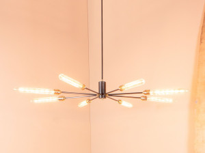 Стальной светодиодный подвесной светильник