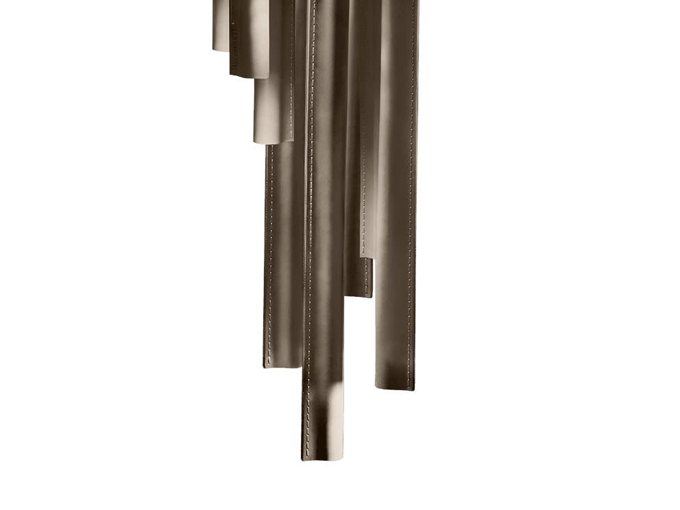 Кожаный светодиодный подвесной светильник Giorgetti LEAF ARCH-00065373 - Вид №2