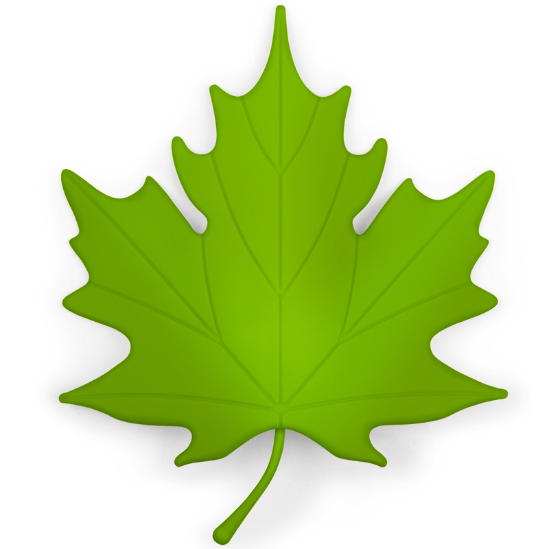 QL10072-GN Подпорка для двери autumn зеленая Qualy 