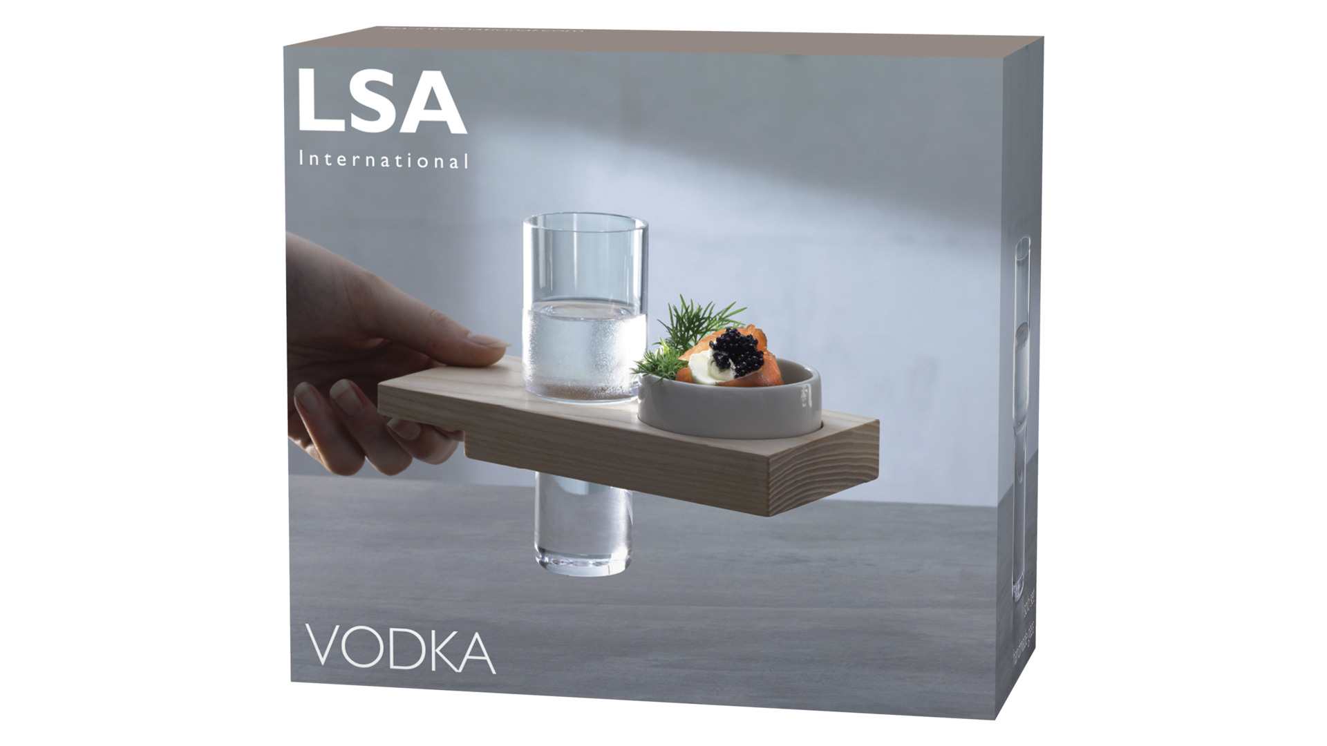 10656291 LSA International Набор сервировочный  LSA International, "Vodka", стопка, подставка Стекло  - Вид №3