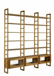 Morelato Книжный шкаф двусторонний вишневый Zero Art. 3413