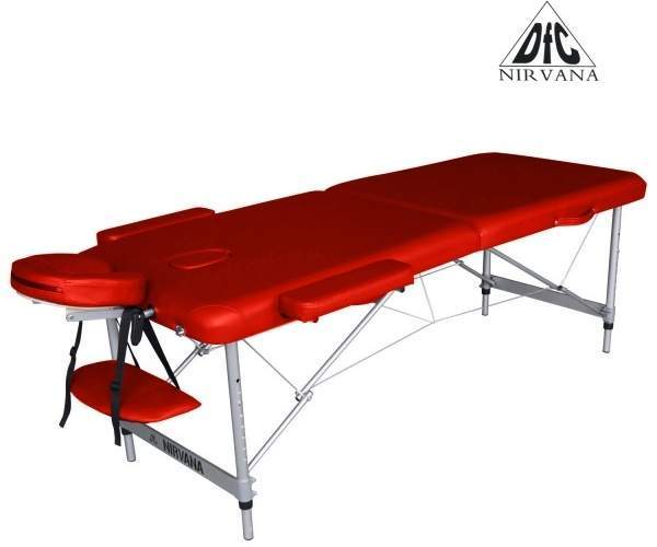 TS2010_R Массажный стол красный NIRVANA ELEGANT OPTIMA DFC 