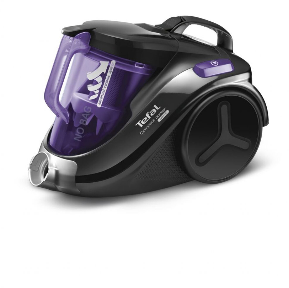 TW3759EA Пылесос / пылесос безмешковый, 750вт, черный/оранжевый Tefal Santreyd 