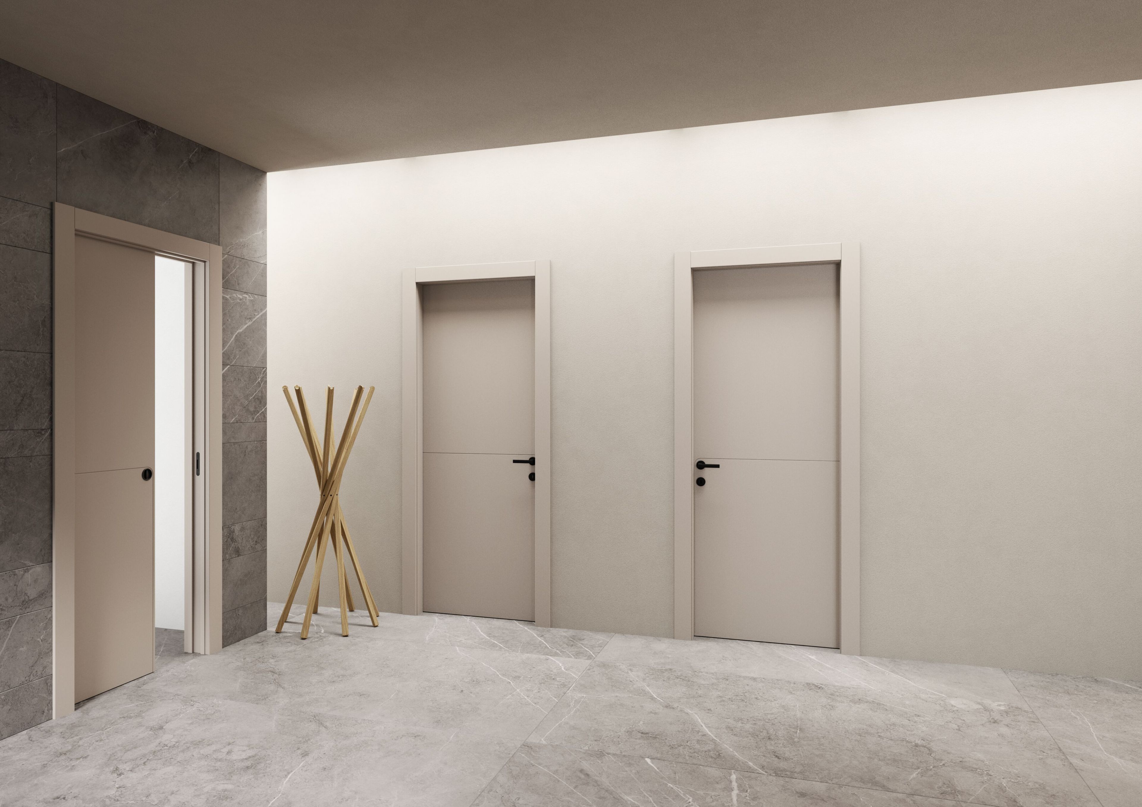 Деревянная дверь PIVATO le porte ORBITA ARCH-00147858 - Вид №2