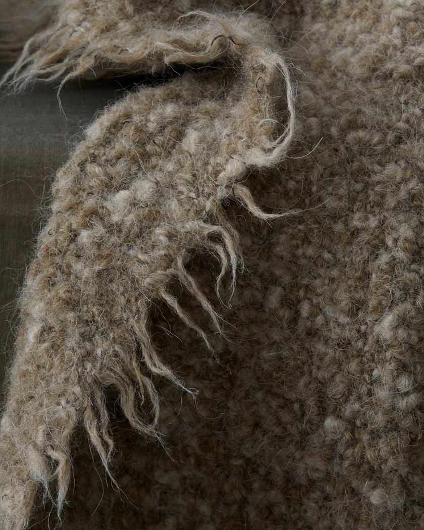 Society Limonta Однотонный плед из шерсти sun-id-1487129 - Вид №3