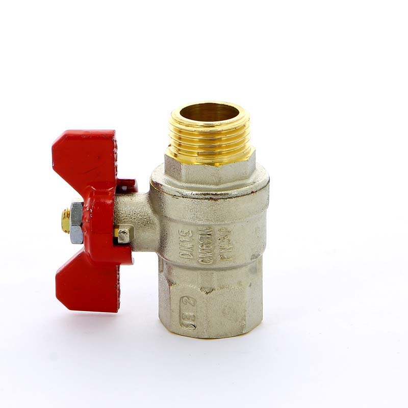 Кран шаровой НВ SCIROCCO бабочка TIEMME 1/2" 2310003 - Вид №3