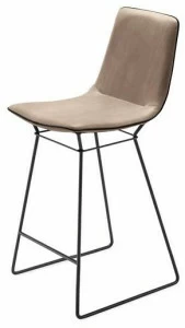 Freifrau Кожаный табурет-санки с подставкой для ног Amelie