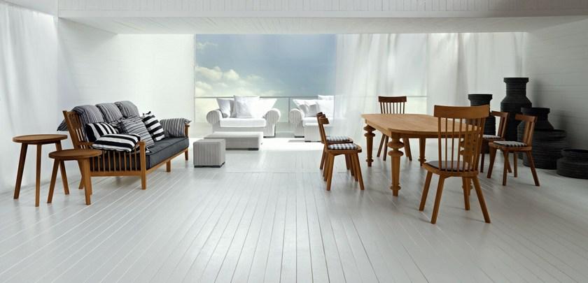 Gervasoni Круглый стол ироко со столешницей из каррарского мрамора Gervasoni outdoor sun-id-1495420 - Вид №5