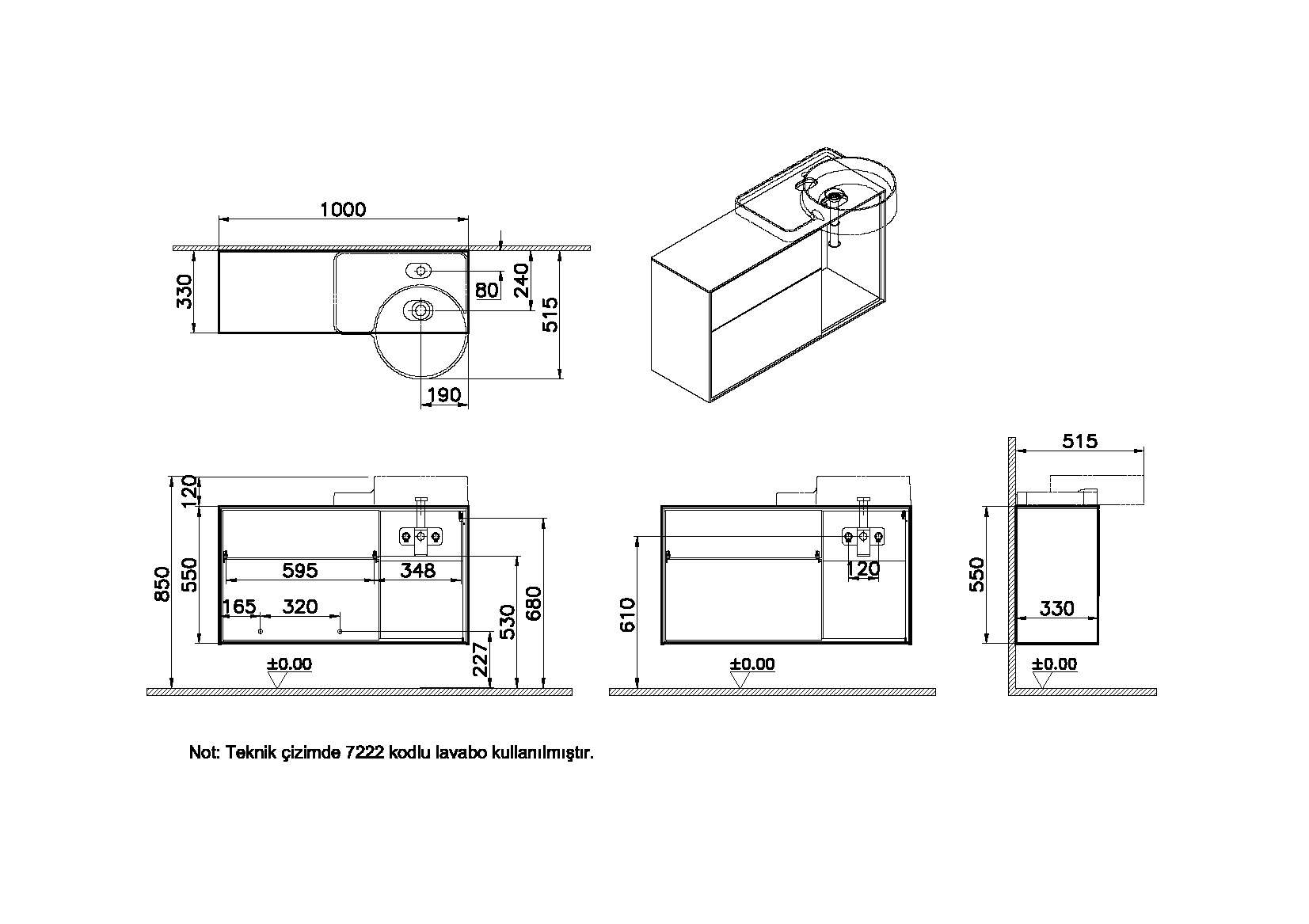 62445 Раковина Vitraglobal Voyage - Вид №1