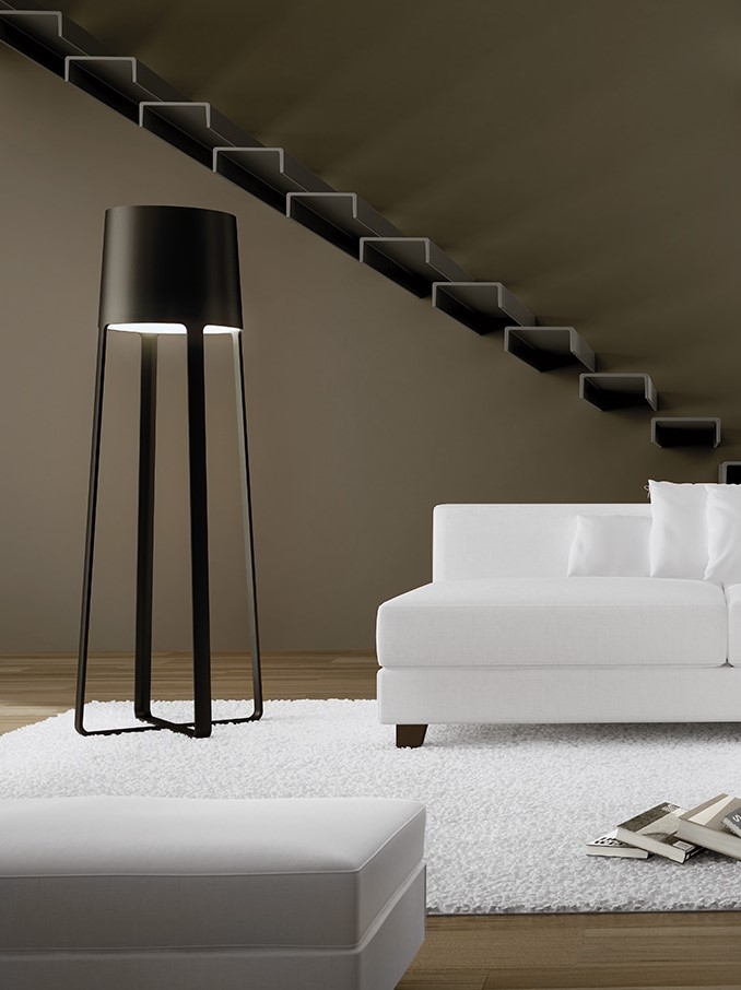 086256 Торшер черный Estiluz Poulpe - Вид №1