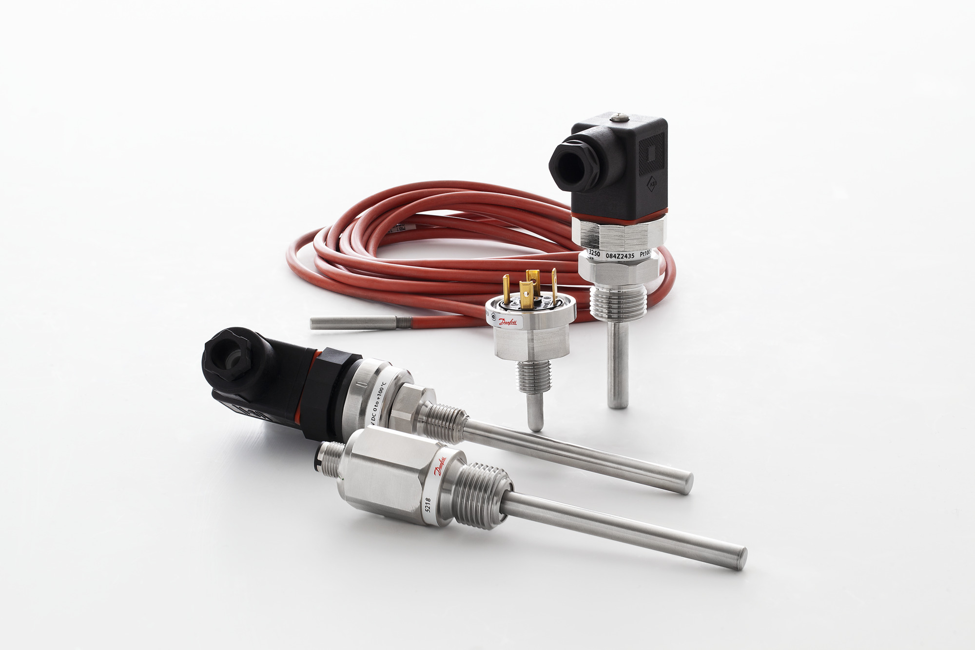 Danfoss MBT3560 — термопреобразователь сопротивления с унифицированным выходным сигналом 4-20 мА Датчик температуры MBT 3560 084Z4033  - Вид №3