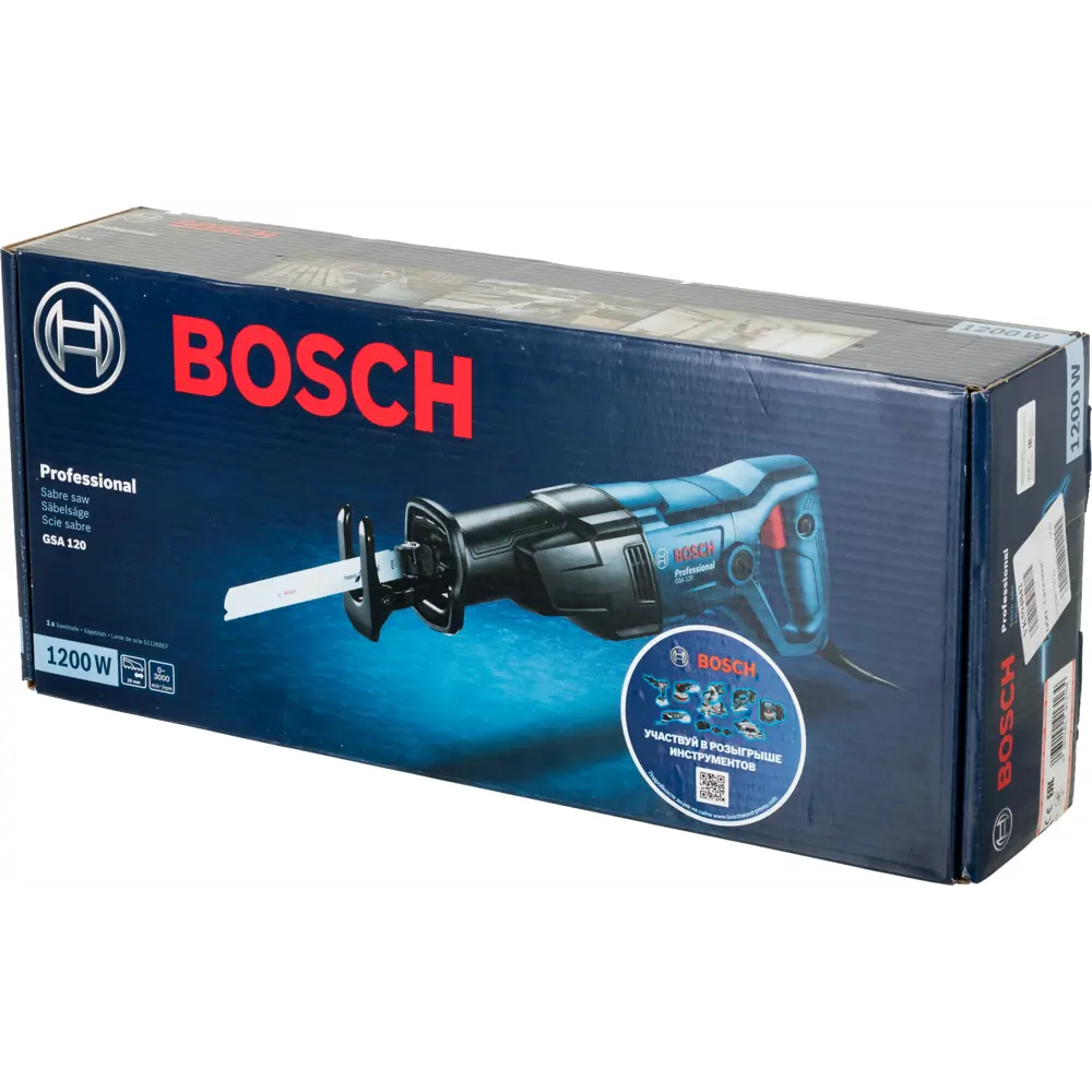 Пила сабельная сетевая Bosch Professional GSA 120 06016B1020, 1200 Вт 91887024 STLM-2149097  - Вид №8