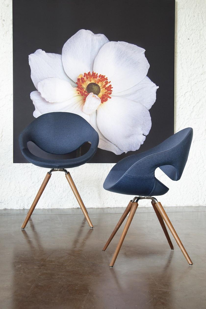 Tonon Стул из пенопласта с металлической вращающейся основой Moon 908 - Вид №8