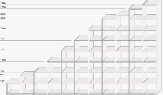 Lema Модульный модульный книжный шкаф на заказ Selecta noce l sun-id-1403301 - Вид №19