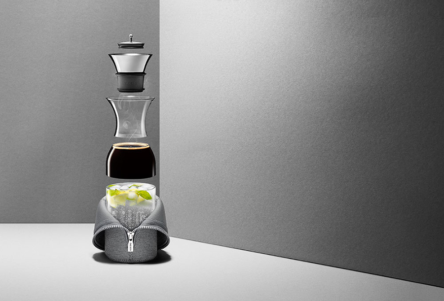 567973 Графин fridge в неопреновом текстурном чехле, 1 л, темно-серый Eva Solo  - Вид №4