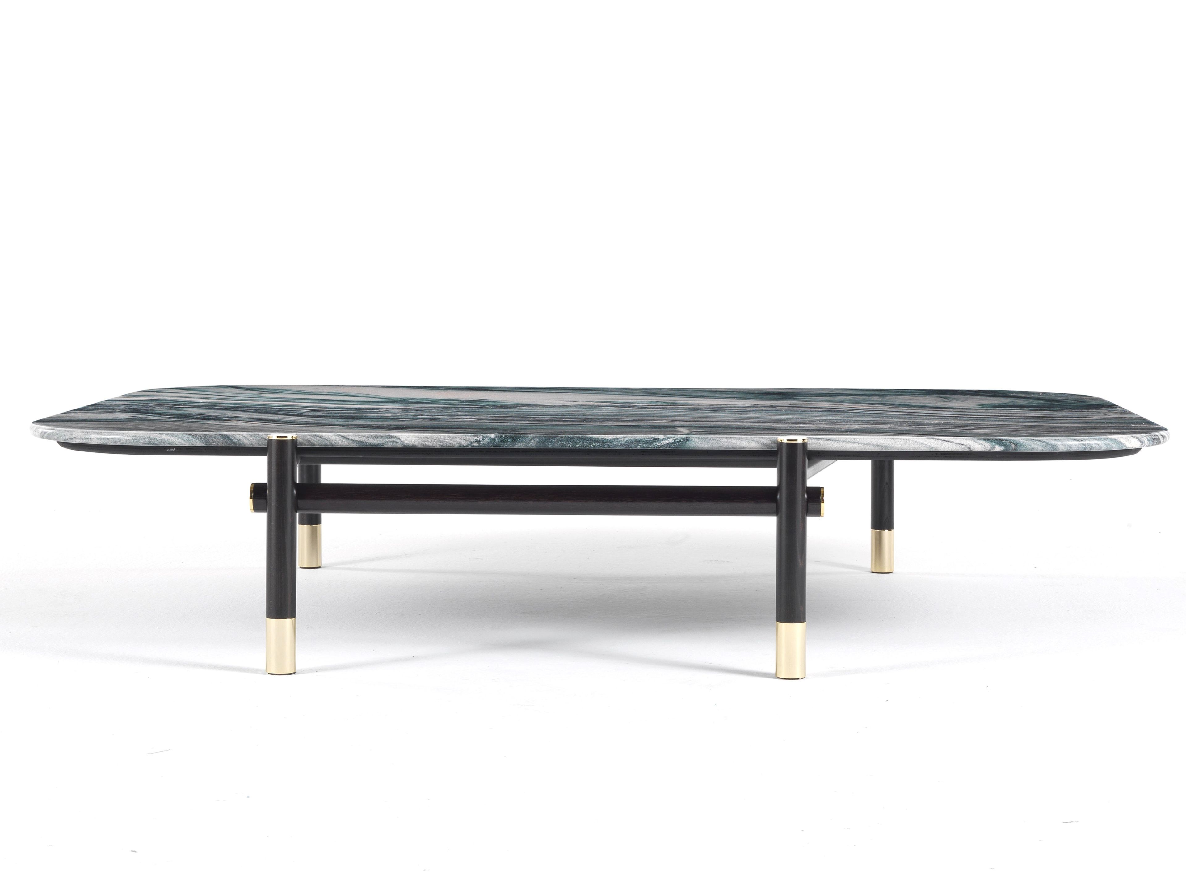 Прямоугольный журнальный столик из мрамора и дерева ETRO Home Interiors Woodstock ARCH-00098978 - Вид №1