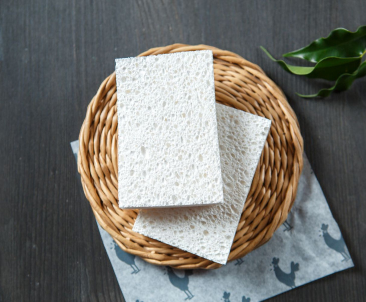 8903 Губка кухонная из целлюлозы универсальная Вкусляндия 