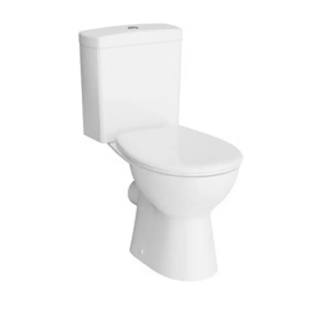 Унитаз-компакт VitrA Sauber 9864B003-7200 безободковый сиденье с микролифтом двойной смыв STLM-2191955