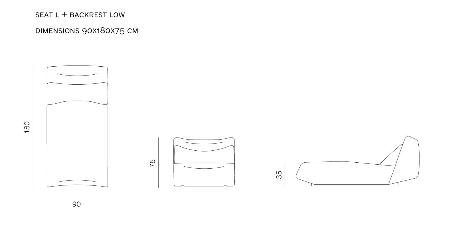 Модульный тканевый диван prostoria Absent ARCH-00025042 - Вид №7