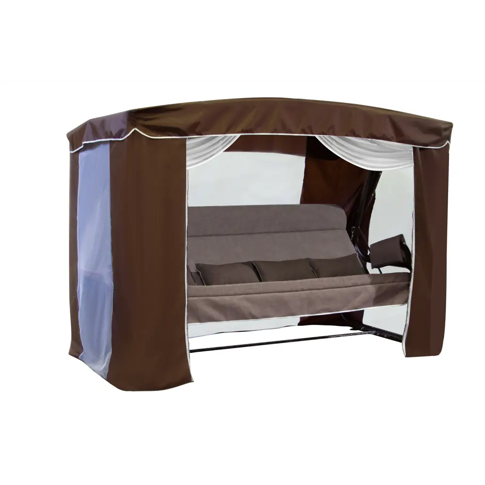 Качели садовые Amsterdam 4-х местные шоколадный Santreyd Качели сад.4-х местные STLM-2041147 - Вид №6