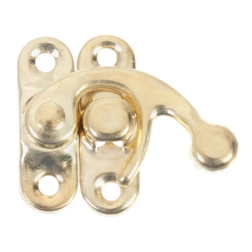 Замок курковой для шкатулок 32х28 мм, цвет золото ЛЕВША STLM-2167101