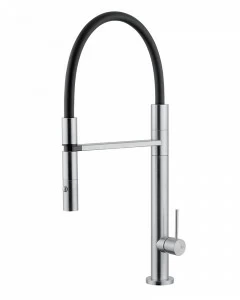 Inox. 399. Кухонный смеситель с пружинным комплектом. Quadrodesign