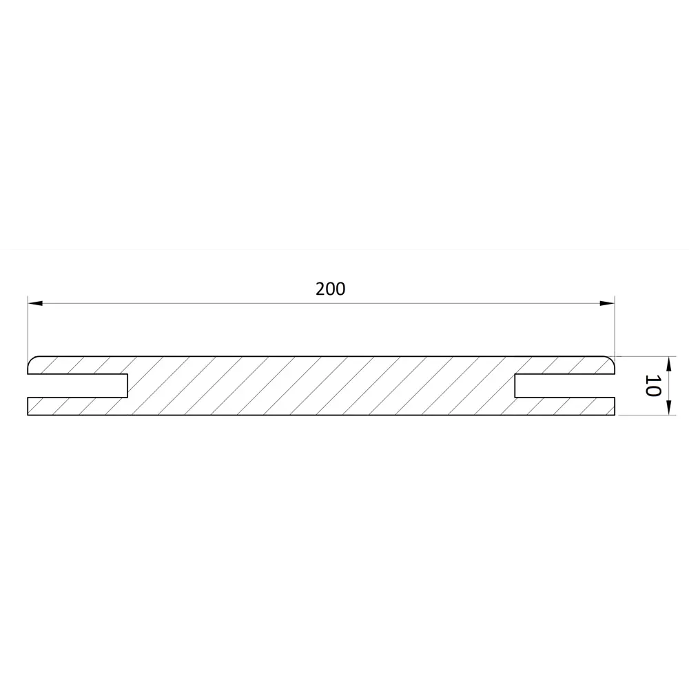 Добор телескопический Artens Ницца 2070х200х10 мм ПВХ цвет кремовый STLM-2030854 - Вид №3