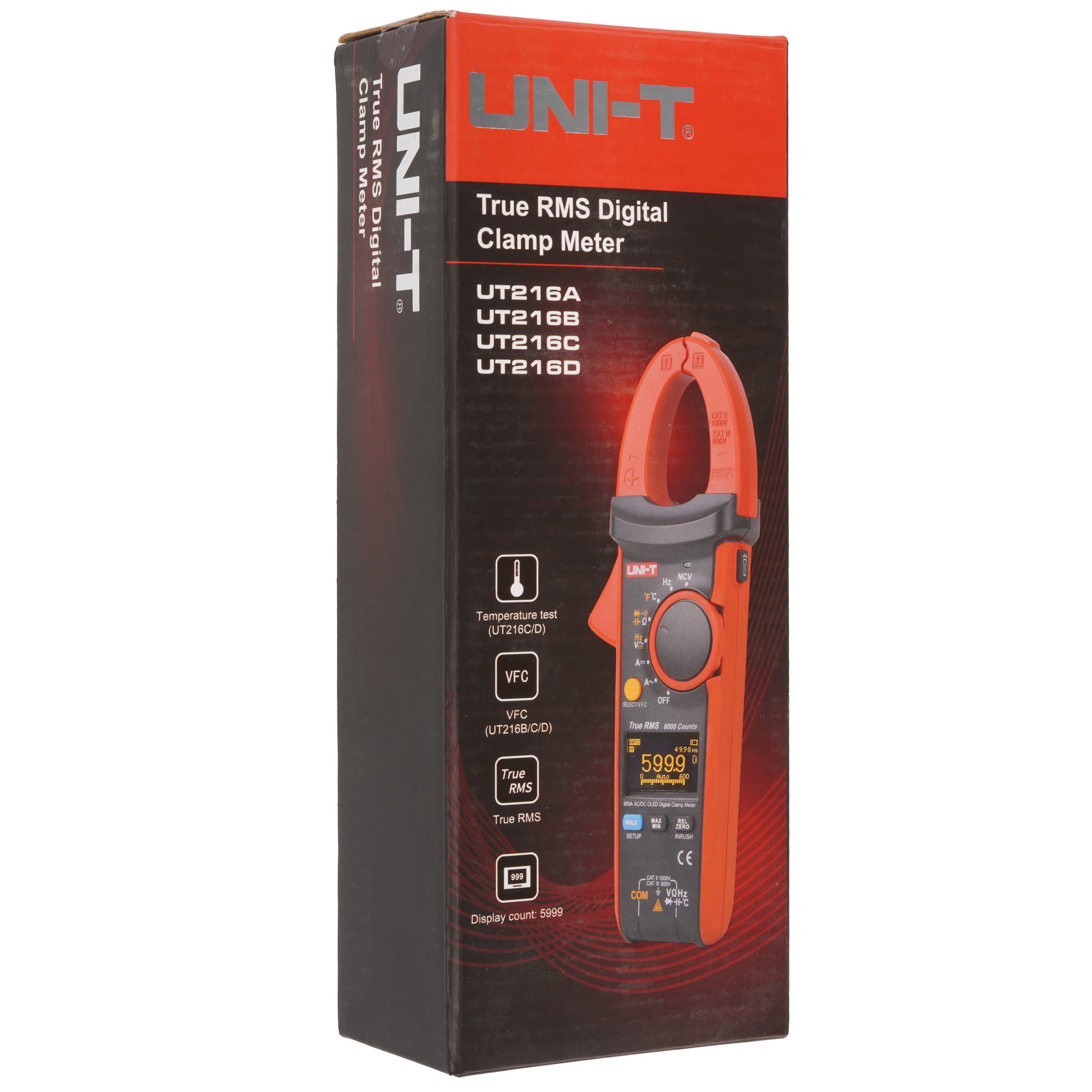 Клещи токоизмерительные UNI-T UT216C 9110948 STDN-0110418 - Вид №7