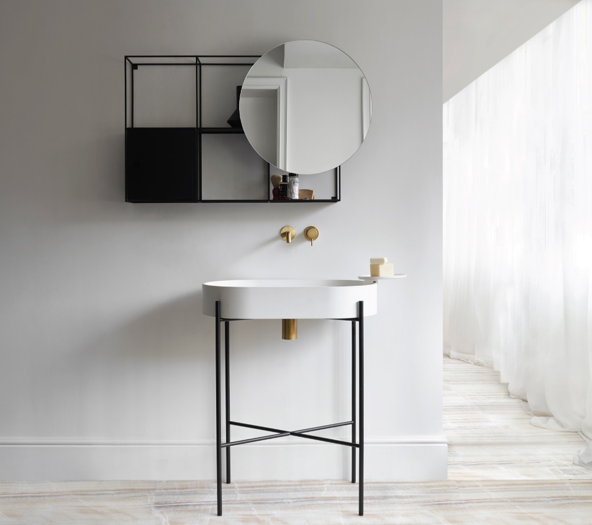 com_EXLAVSTAND Напольная раковина стоящая прямоугольная Ex.T Stand - Вид №2