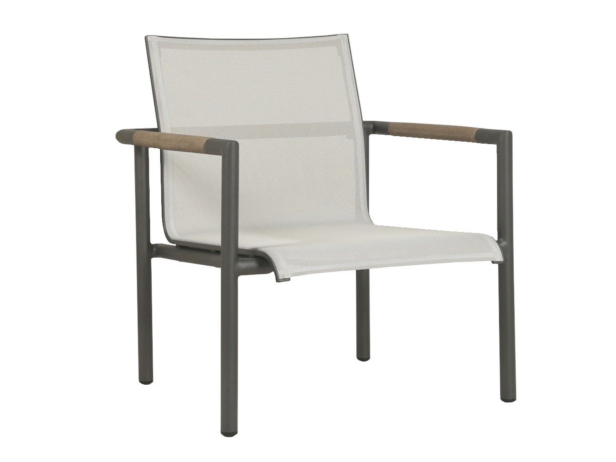 Алюминиевый садовый стул с подлокотниками Les Jardins® Bastingage ARCH-00060081