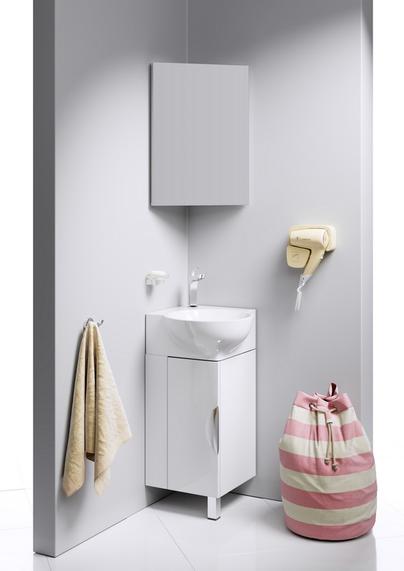 Рио тумба угловая под умывальник  Rio.01.04 AQWELLA 4640021061435 - Вид №3