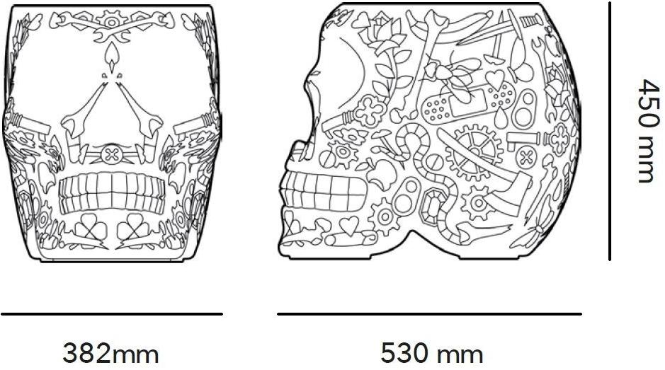 Qeeboo Табурет из полиэтилена / журнальный столик Mexico sun-id-1439637 - Вид №11