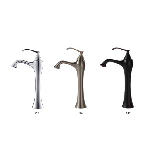 GV394-19mm-KEF15000 Накладная раковина на столешницу  прямоугольная Krausru  - Вид №8